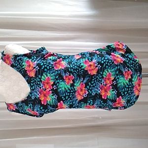 Swimsuits For All Women's One Piece multi color prints swimsuits size 16